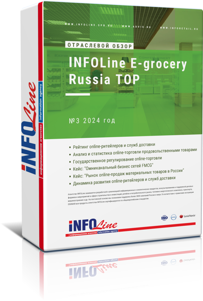 " INFOLine E-grocery Russia TOP 3 2024 "