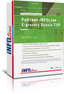 Ежеквартальный обзор "Рейтинг INFOLine E-grocery Russia TOP №4 2022 год (доступна обновленная версия)"