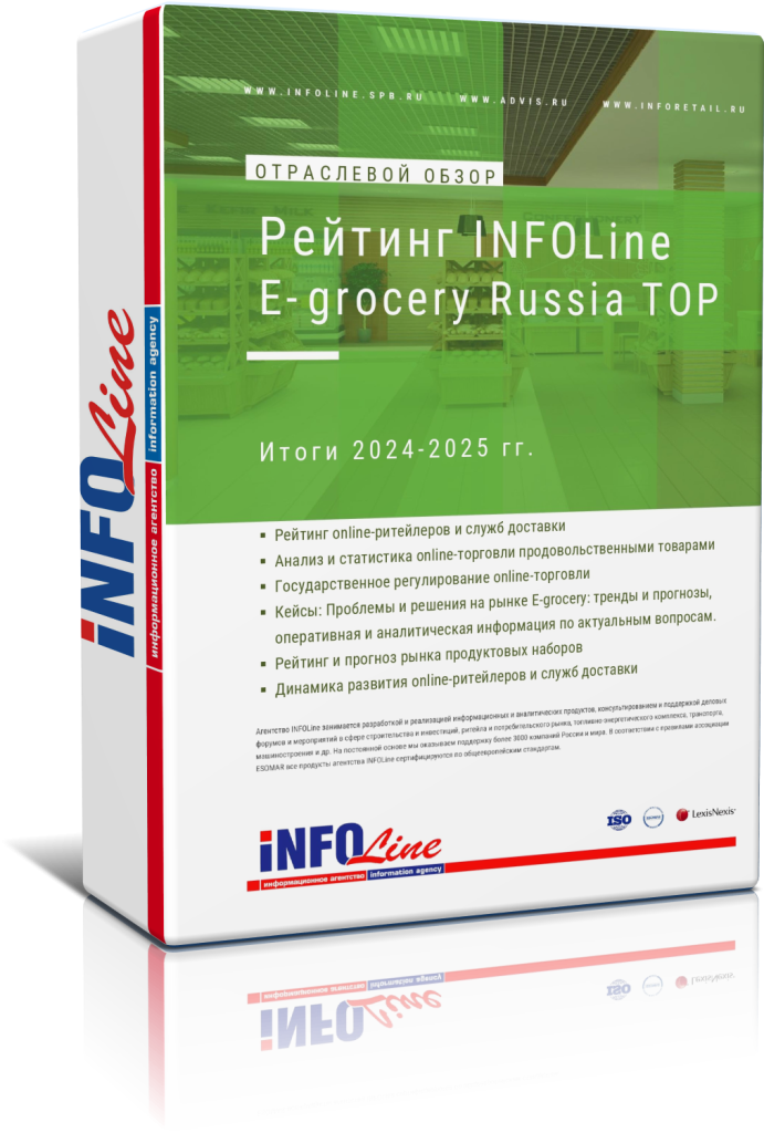   " INFOLine E-grocery Russia TOP.  2024-2025 "