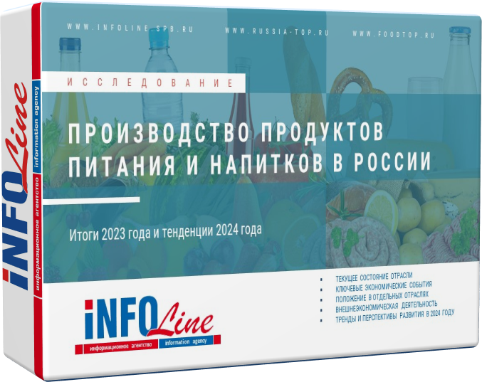 Исследование "Производство продуктов питания и напитков РФ 2024 года (готовится к выходу)"